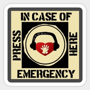 In case of Emergency Sticker